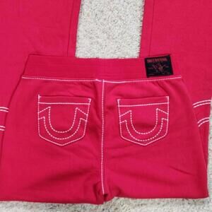 NWD True Religion Pull-On Flare Jeans Red Anniversary M
